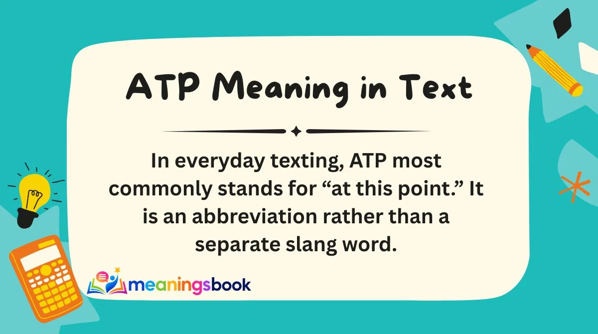 ATP Meaning in Text