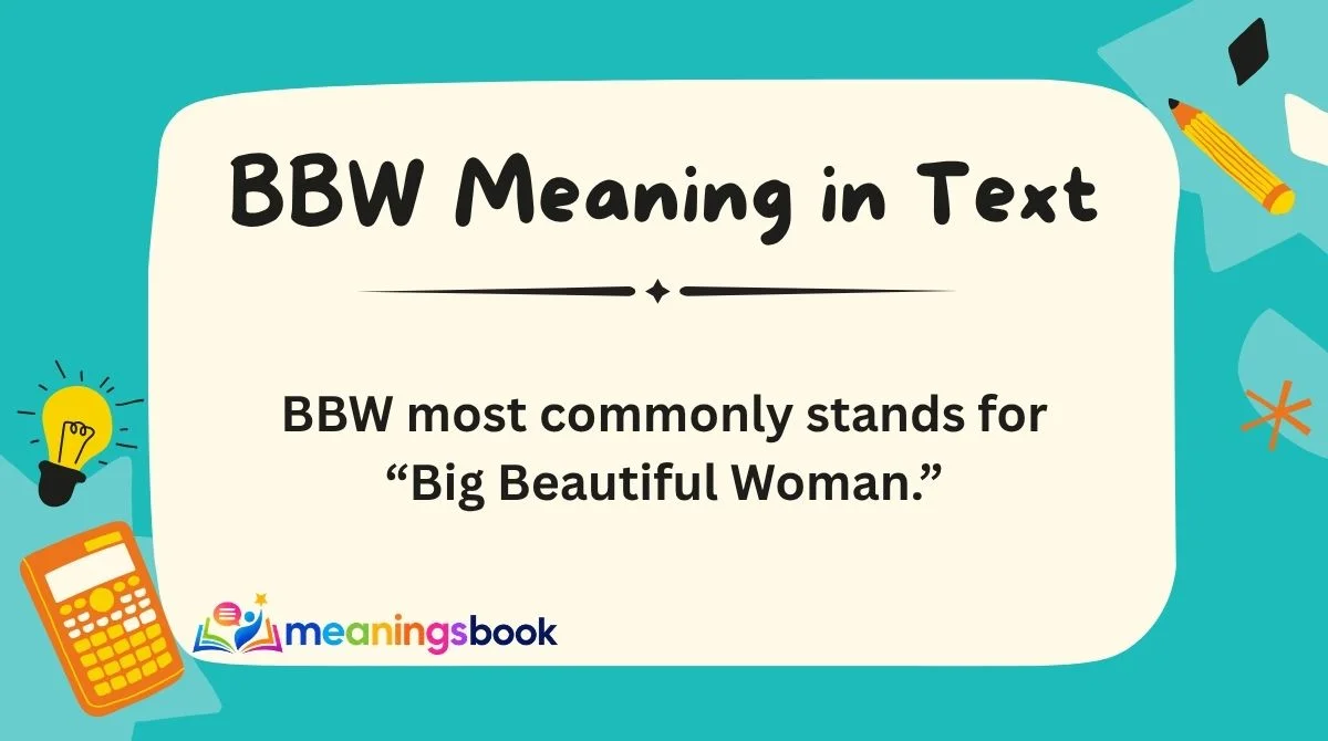 BBW Meaning in Text