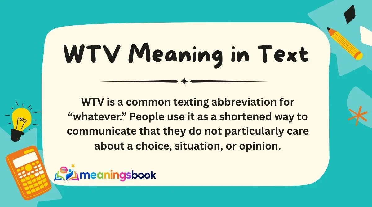 WTV Meaning in Text