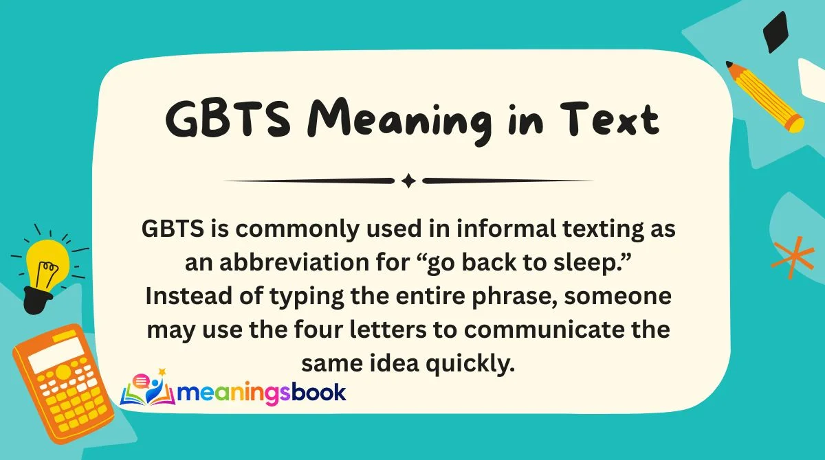 GBTS Meaning in Text