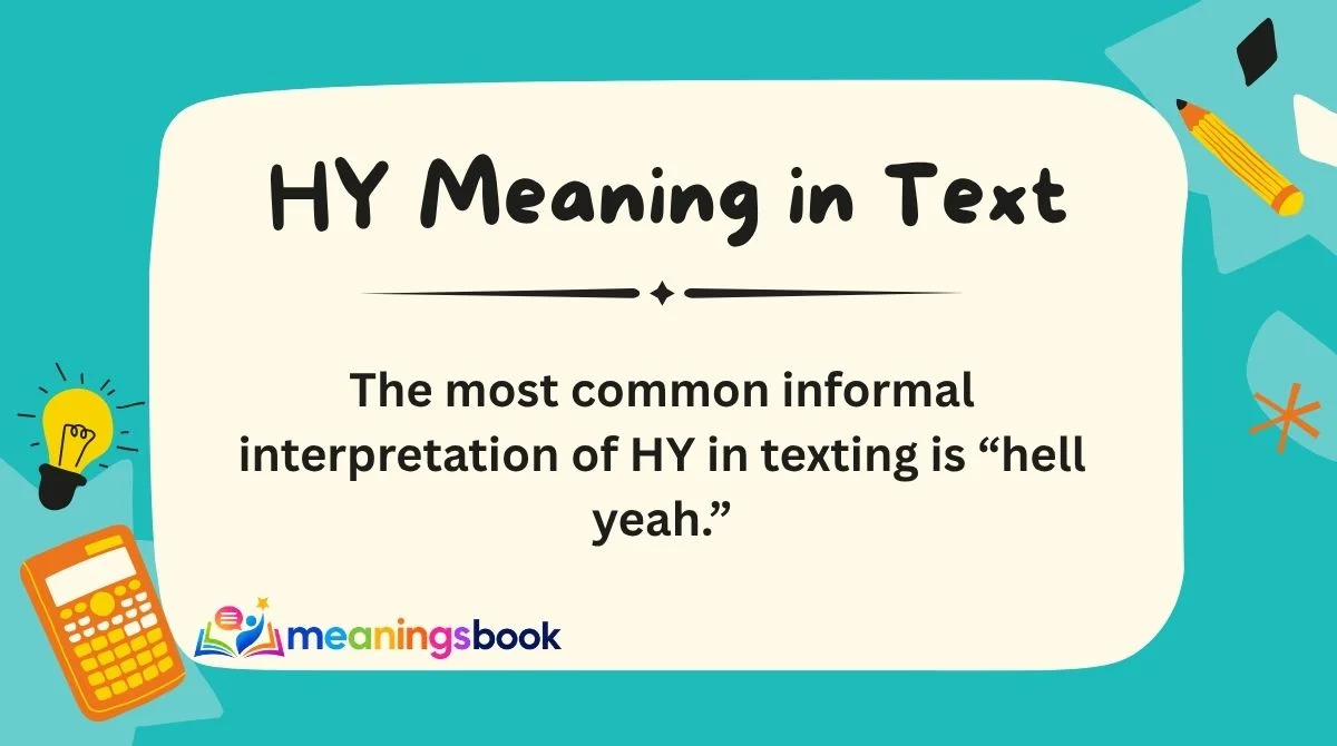 HY Meaning in Text