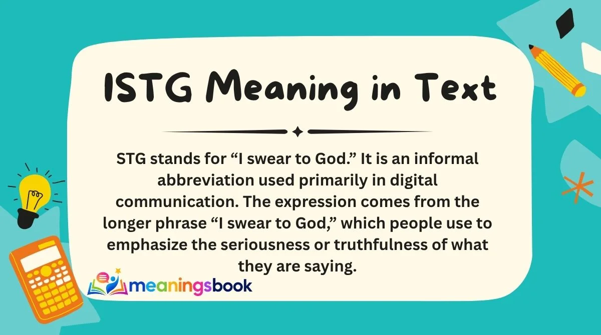 ISTG Meaning in Text
