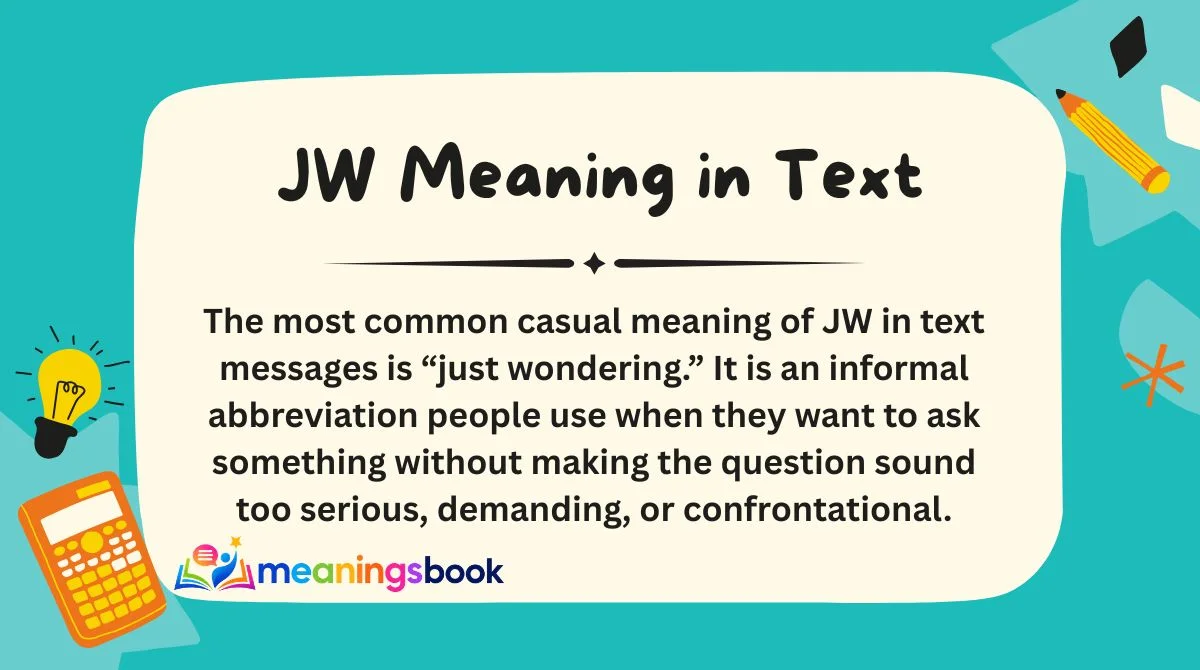 JW Meaning in Text