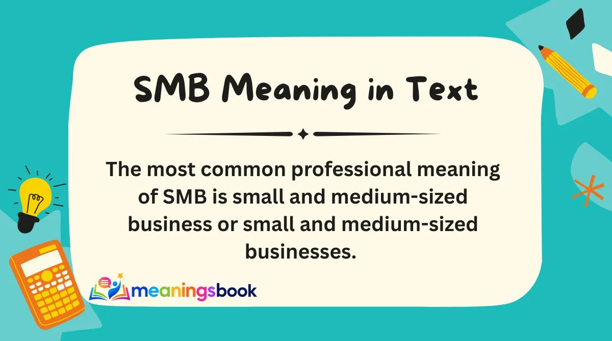 SMB Meaning in Text
