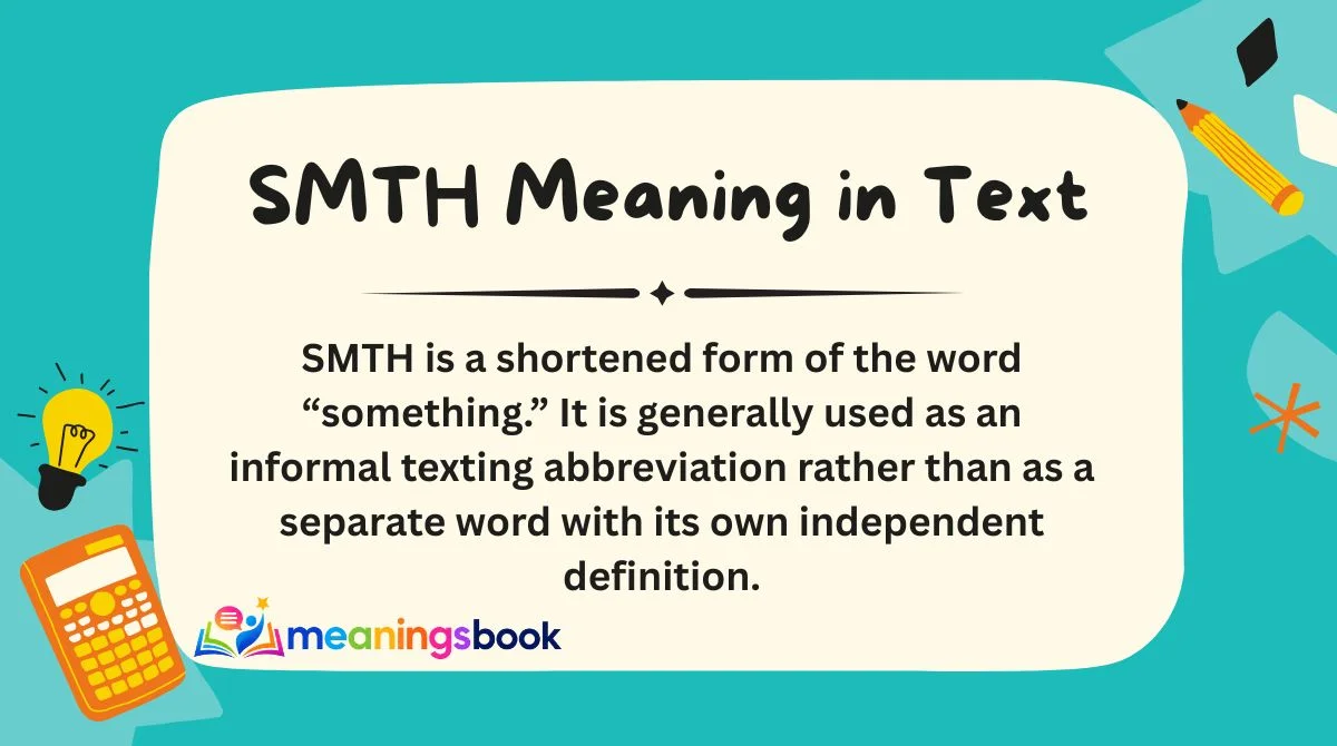 SMTH Meaning in Text
