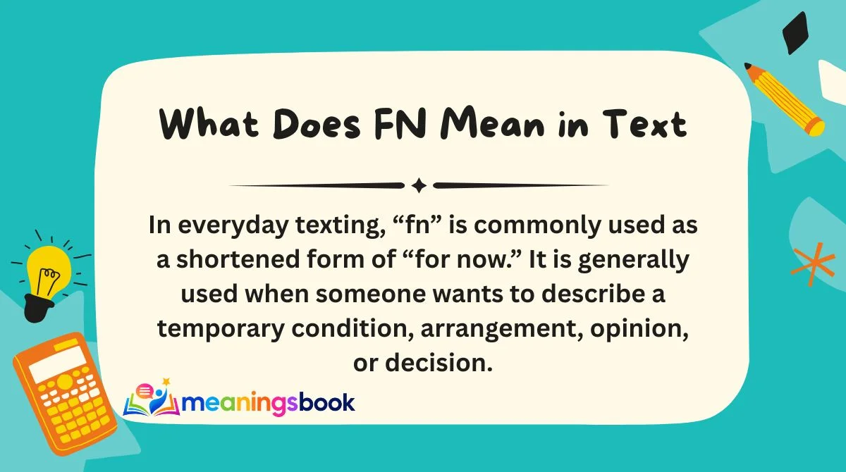 What Does FN Mean in Text