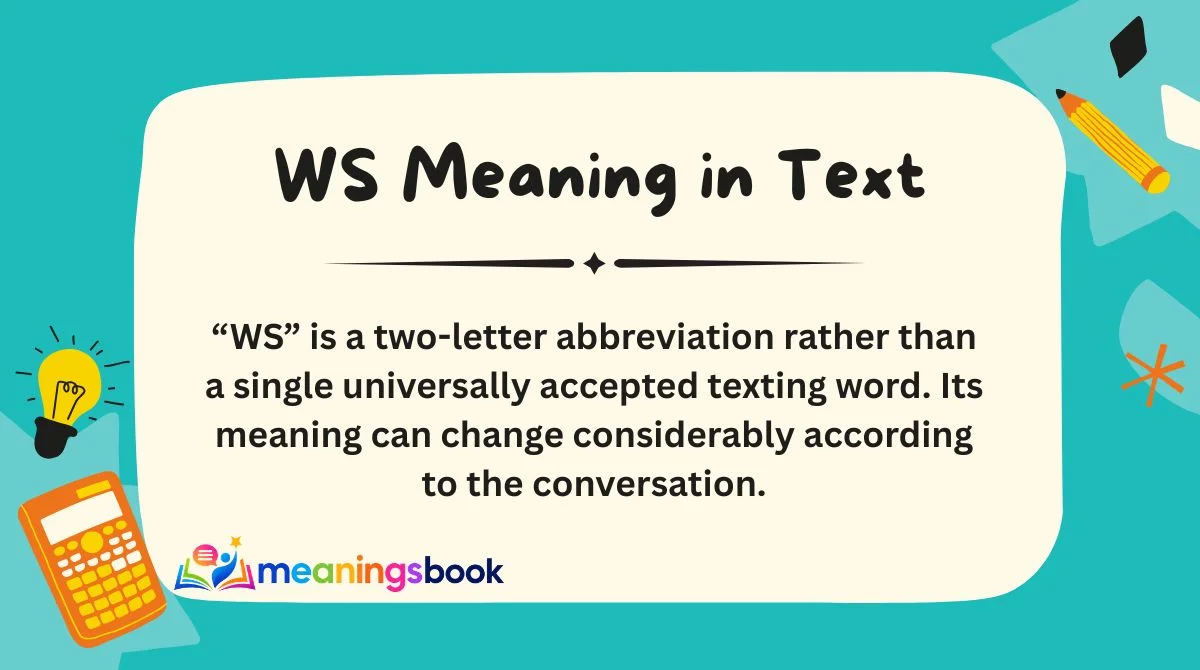 WS Meaning in Text