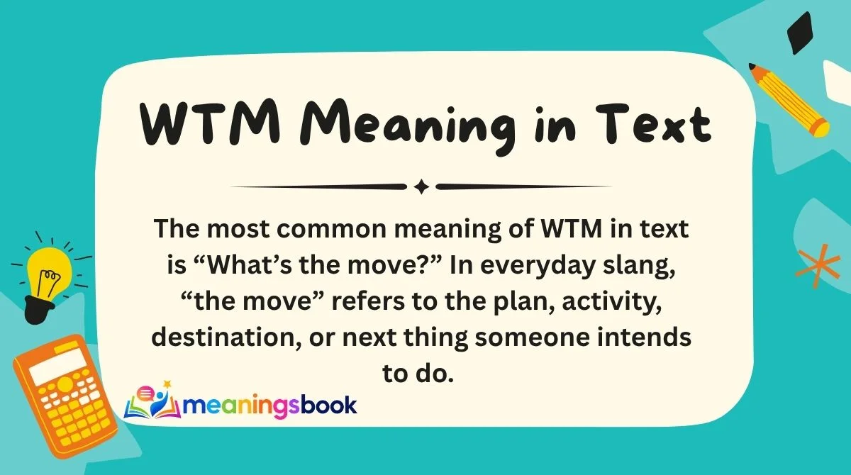 WTM Meaning in Text