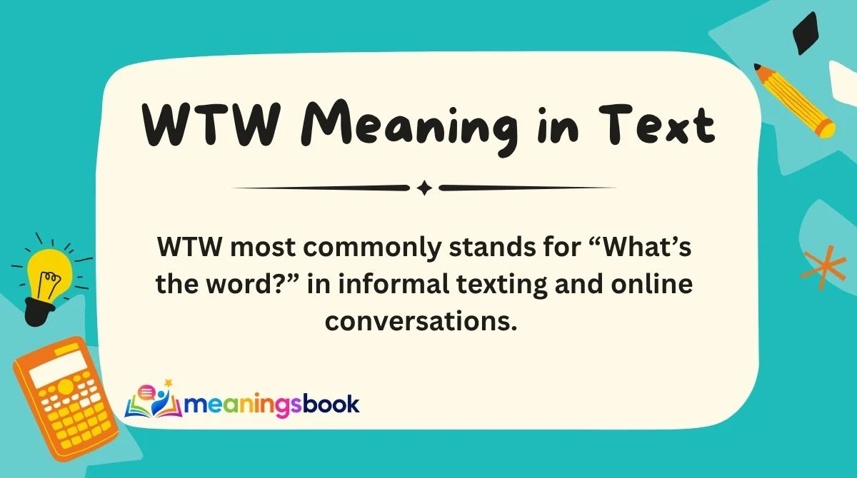 WTW Meaning in Text
