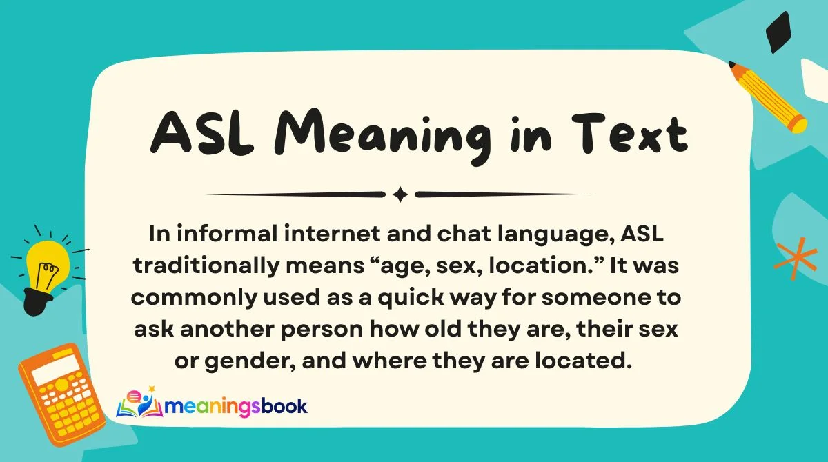 ASL Meaning in Text