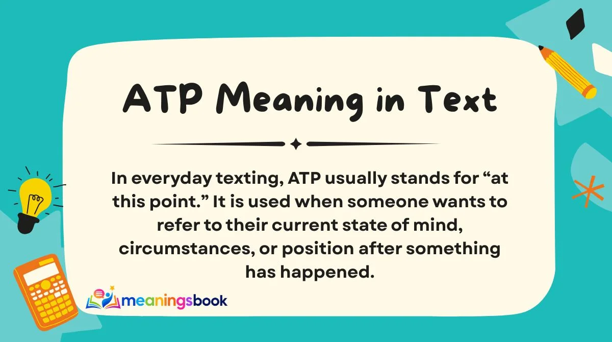 ATP Meaning in Text