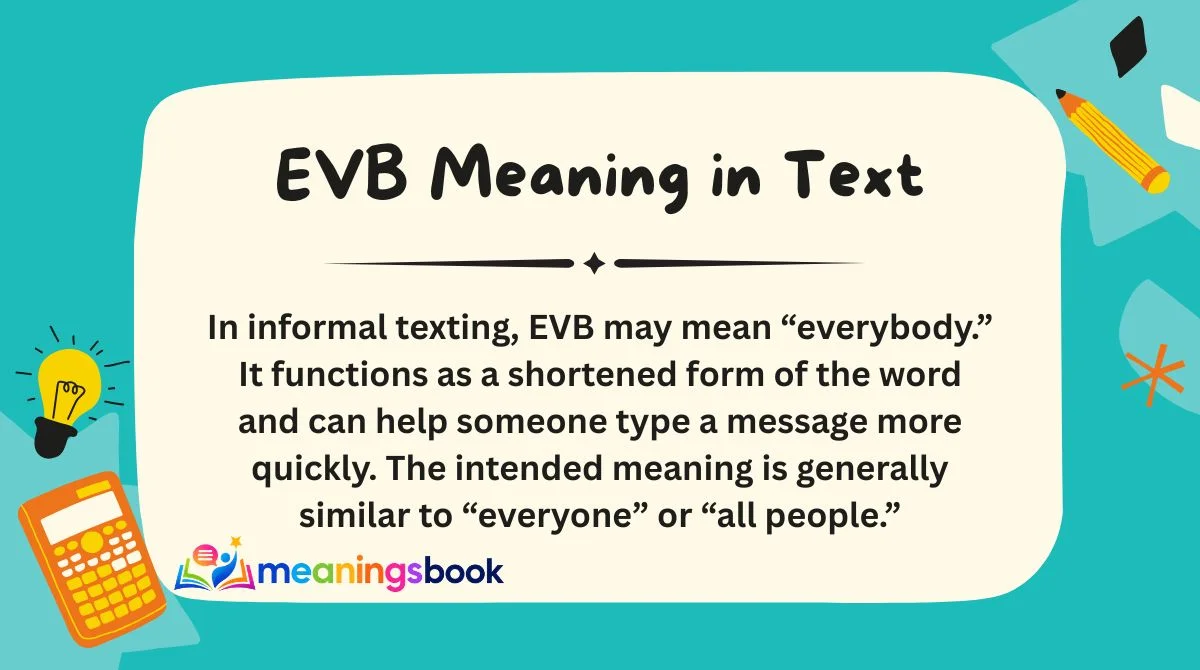 EVB Meaning in Text