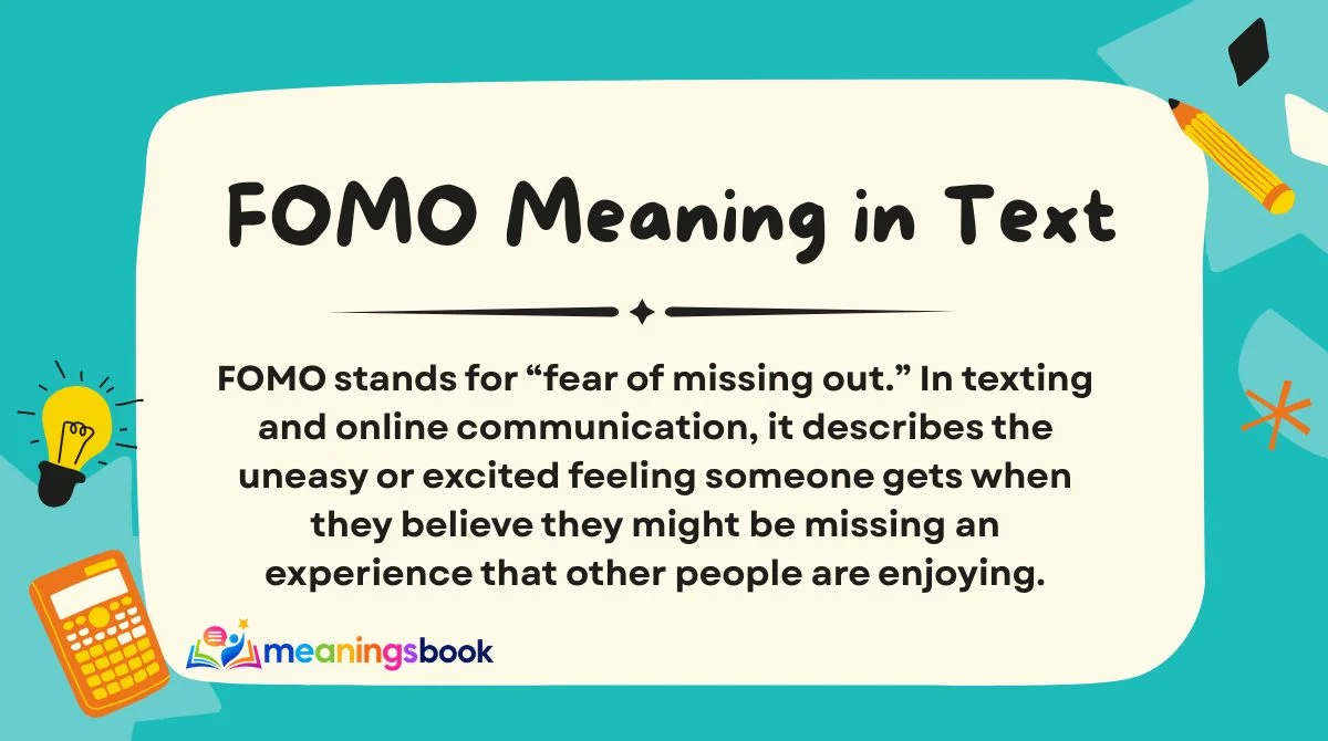 FOMO Meaning in Text