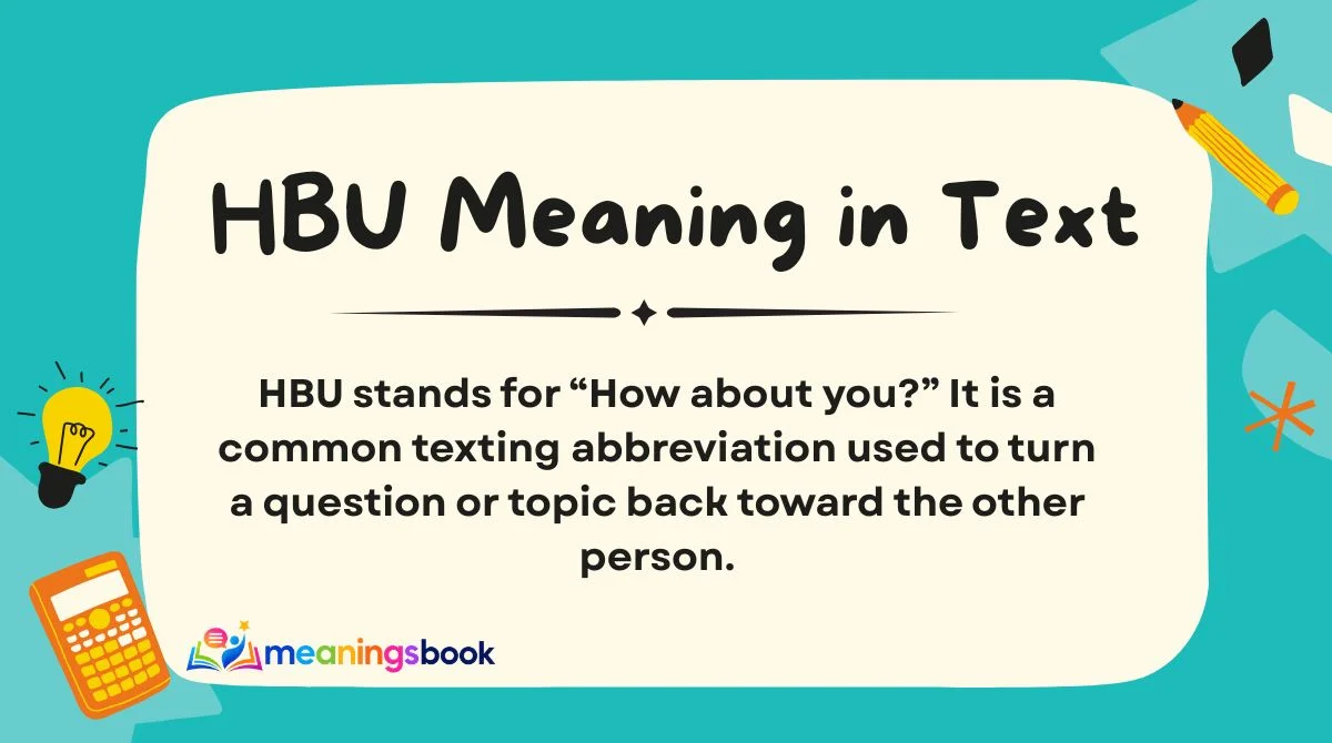 HBU Meaning in Text
