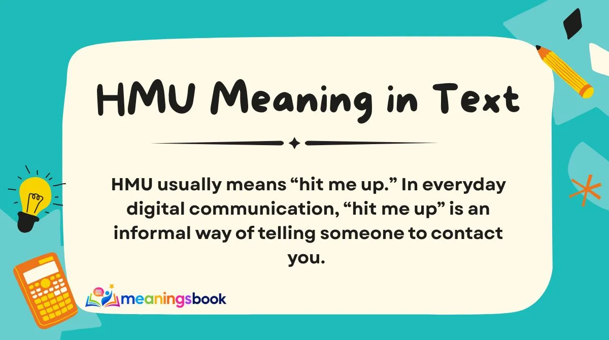 HMU Meaning in Text