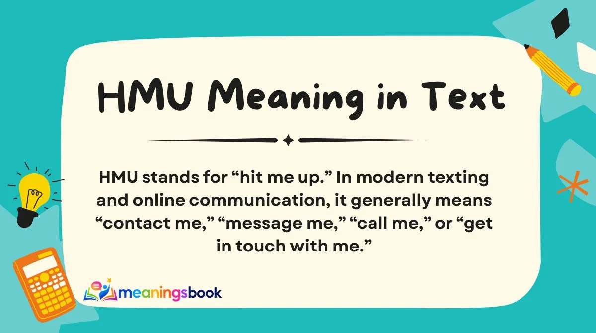 HMU Meaning in Text