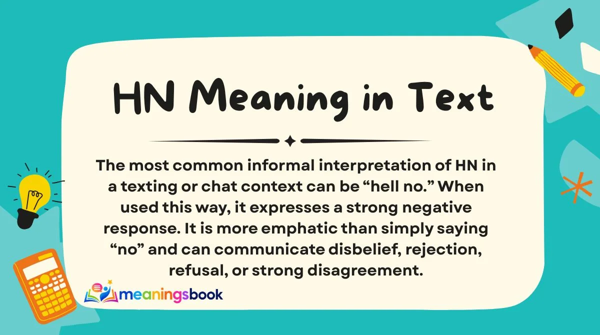 HN Meaning in Text