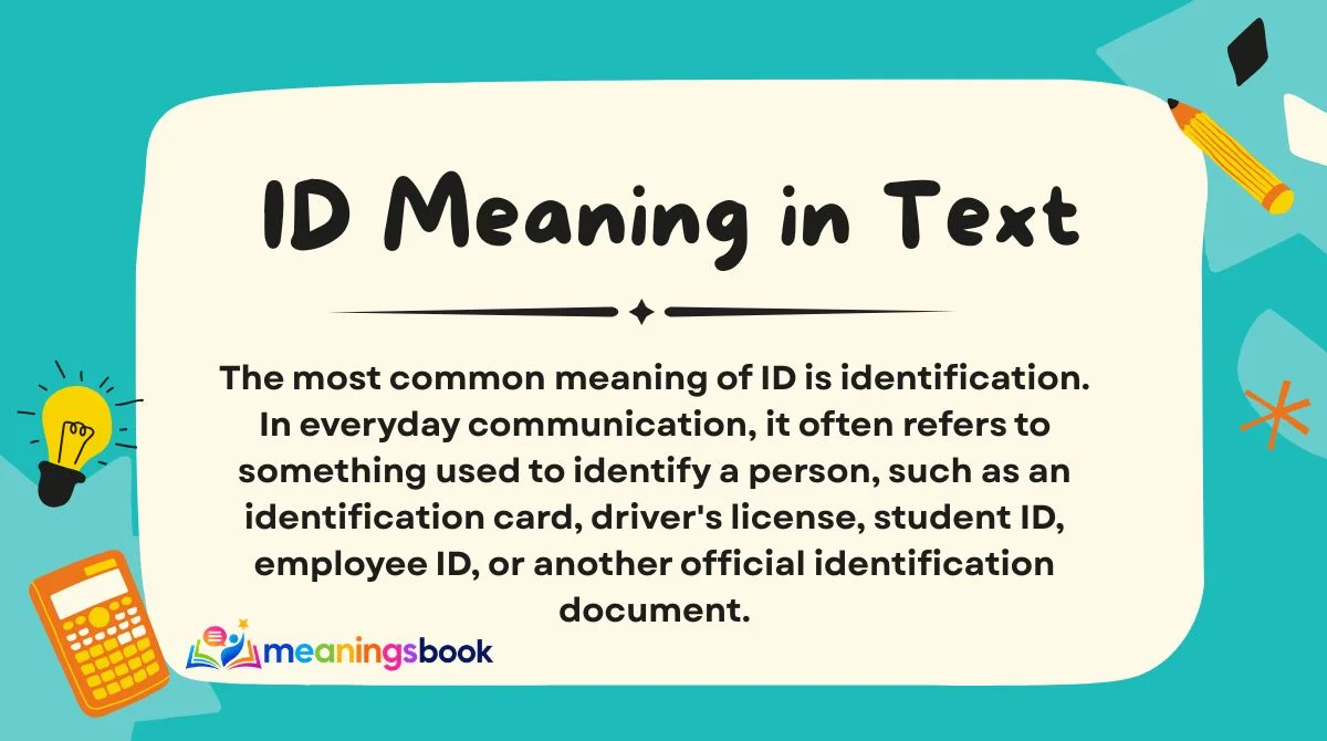 ID Meaning in Text