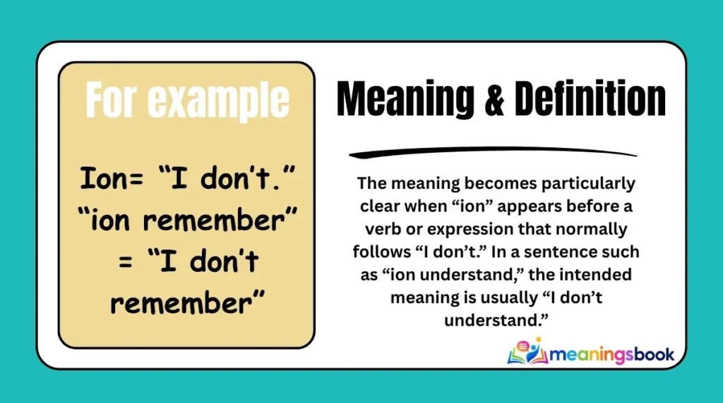 Meaning & Definition