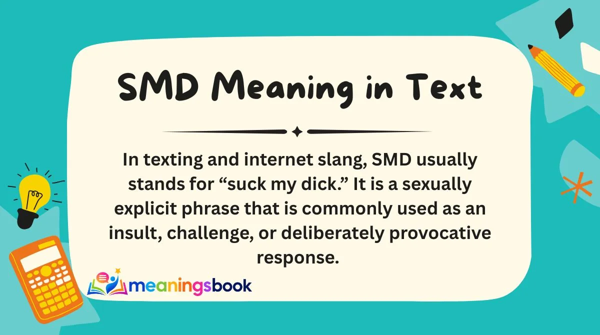 SMD Meaning in Text