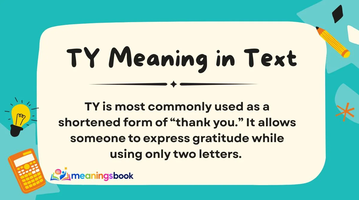 TY Meaning in Text