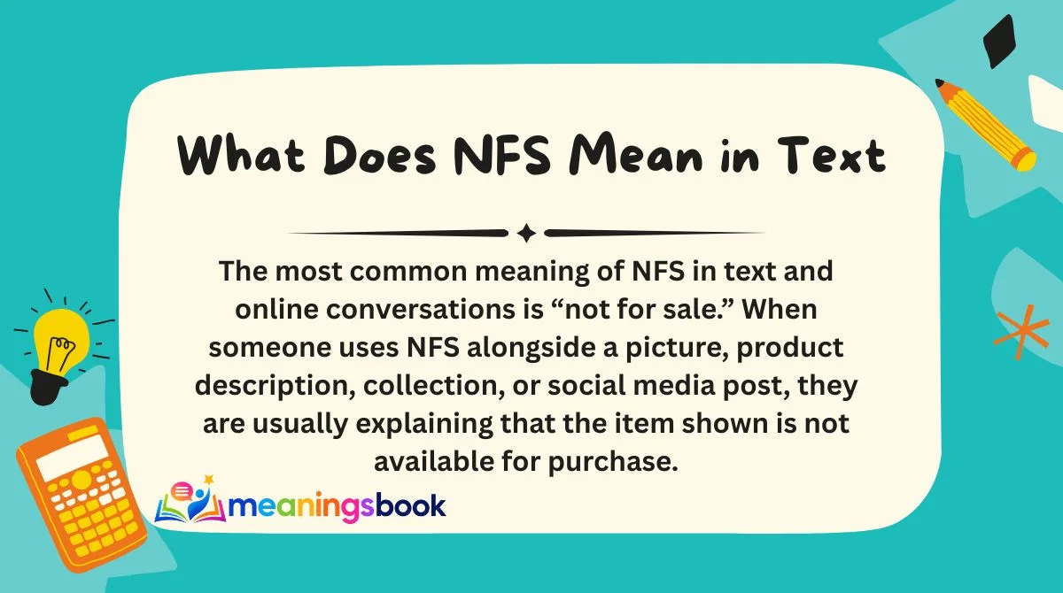 What Does NFS Mean in Text