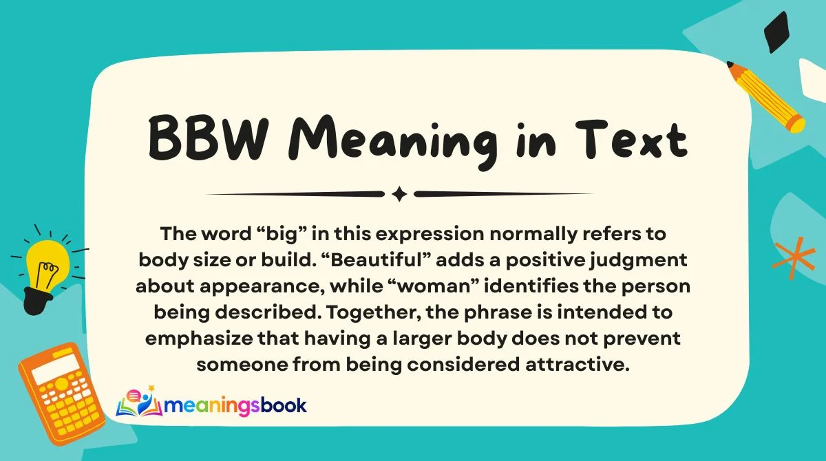 BBW Meaning in Text