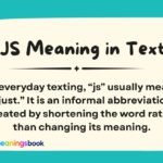 JS Meaning in Text