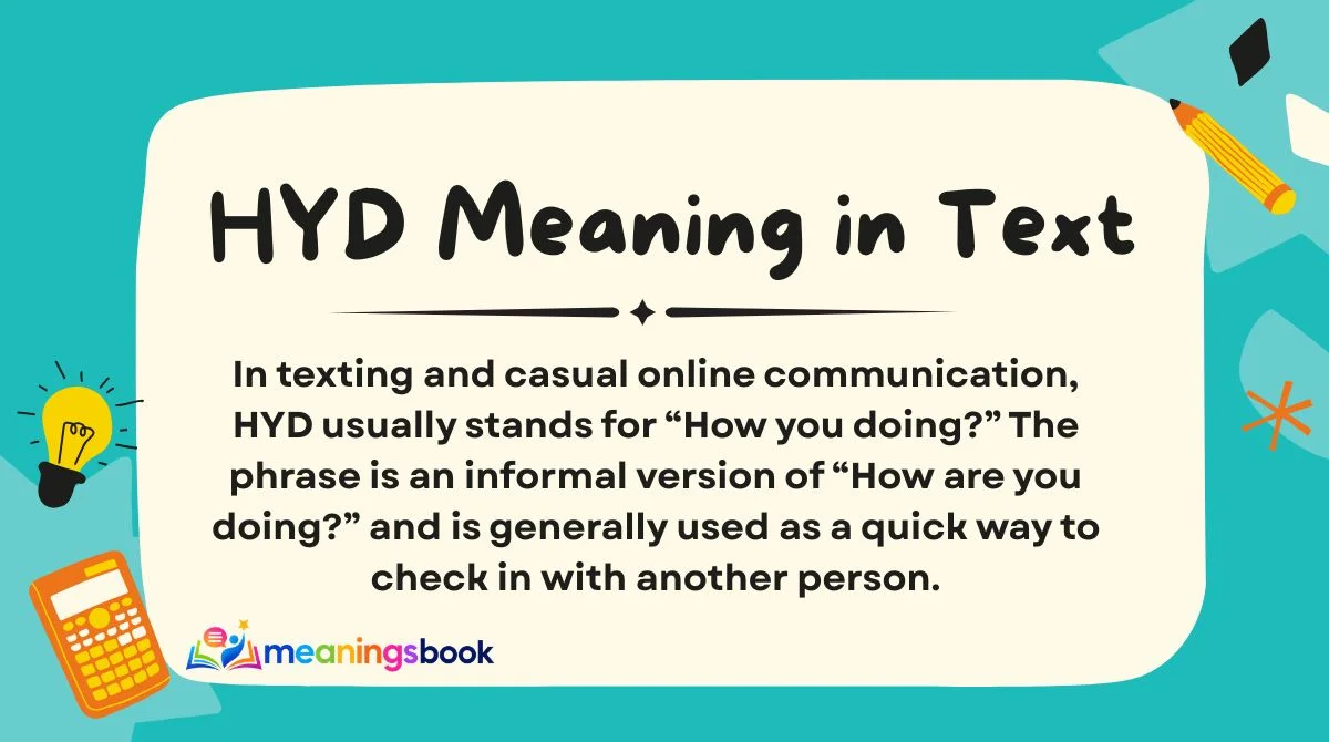 HYD Meaning in Text