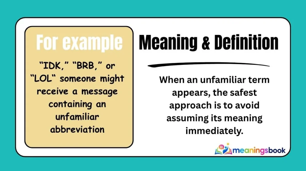 Meaning & Definition
