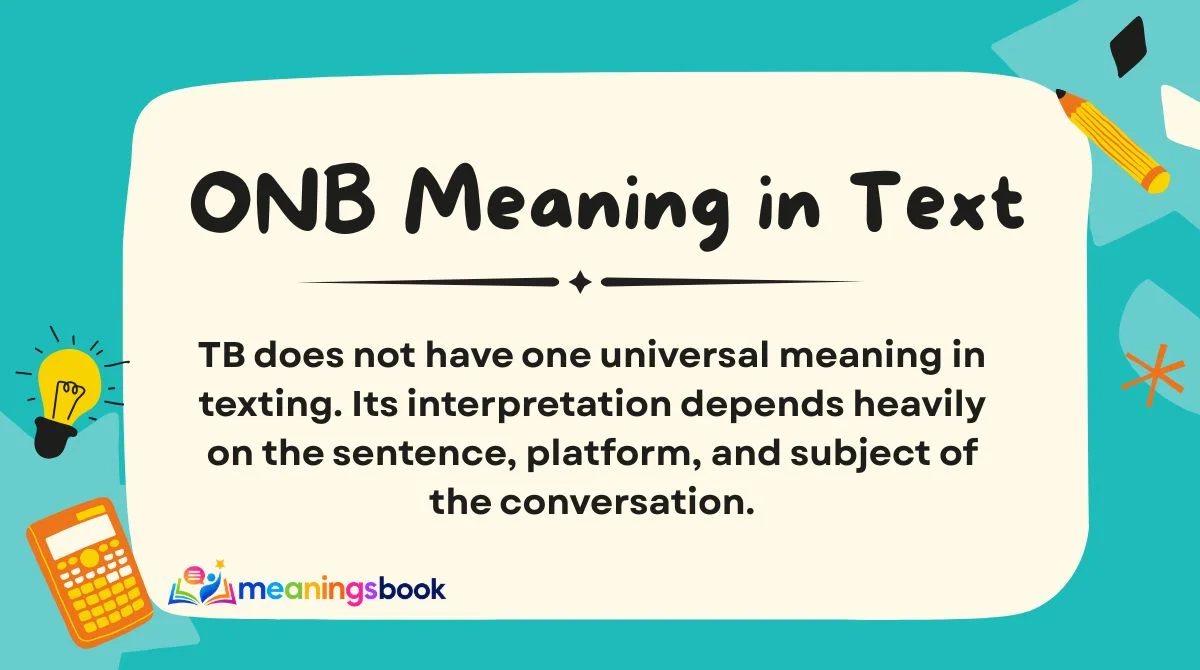 TB Meaning in Text